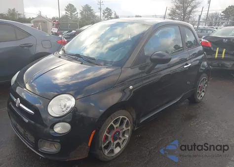 2012 Fiat 500 Sport from USA, damaged, VIN 3C3CFFBR6CT363702